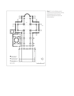 Figure 1 St. John at Ephesos, plan of Justinian`s