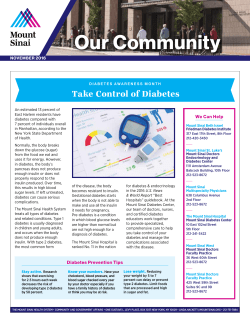 Take Control of Diabetes