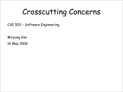 Crosscutting Concerns
