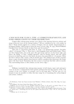 Saxon Lion stirrup mount document