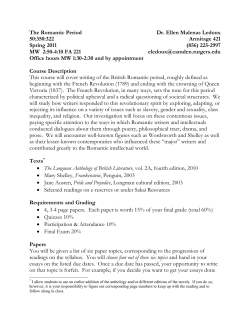 The Romantic Period - Ellen Malenas Ledoux