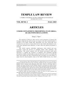 TEMPLE LAW REVIEW ARTICLES