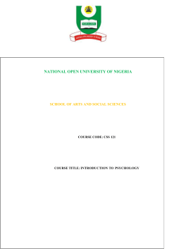 MAC121 - National Open University of Nigeria