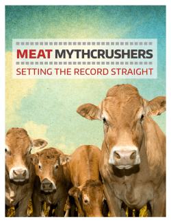 Meat MythCrushers: Setting the Record Straight