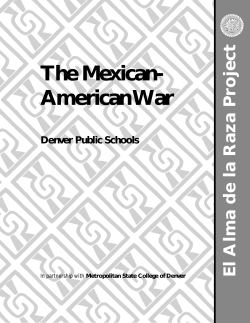 The Mexican- American War - Educational Technology and Library