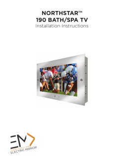 northstar&trade; 190 bath/spa tv