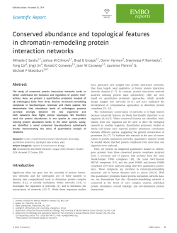 Conserved abundance and topological features in
