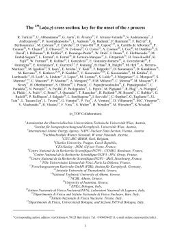 cross section: key for the onset of the s process