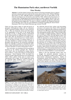 Mercian 2013 v18 p119 Hunstanton Park esker Norfolk, Worsley