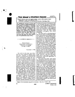 Rosen S. Hedonic prices and implicit markets: product differentiation