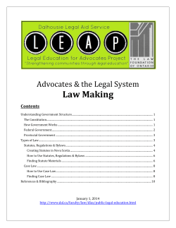 Law Making