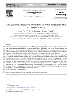 Grid geometry effects on convection in ocean climate models: a