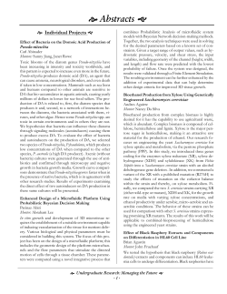 Abstracts - UROP
