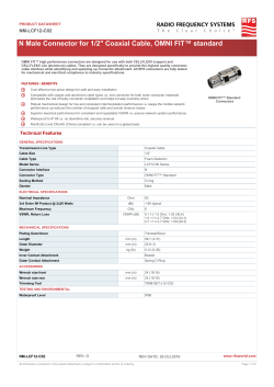 NM-LCF12-C02 - Radio Frequency Systems