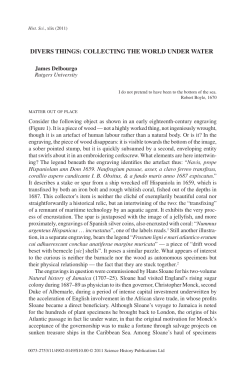 divers things: collecting the world under water