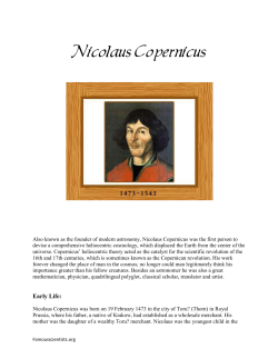 Nicolaus Copernicus