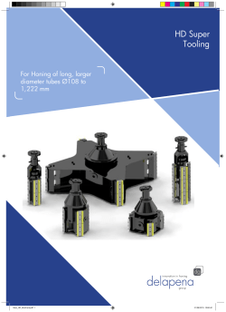 HD Super Tooling - Delapena Honing USA