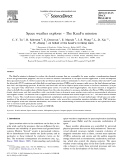 Space weather explorer &ndash; The KuaFu mission