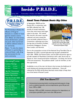 Inside PRIDE - Putnam Police Department