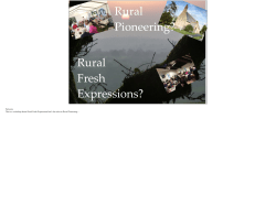 Rural fresh expressions