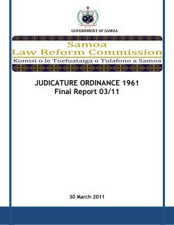 English - Samoa Law Reform Commission