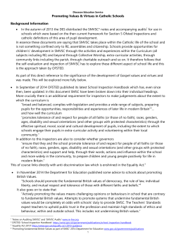 Promoting Values and Virtues in Catholic Education