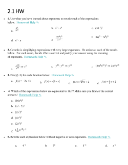 2.1 HW - Unit 5