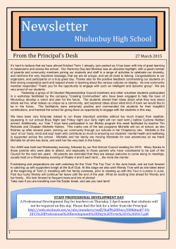 Newsletter - ntschools.net