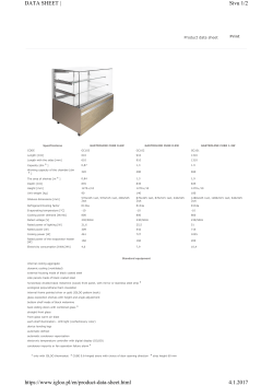 Sivu 1/2 DATA SHEET | 4.1.2017 https://www.igloo.pl/en