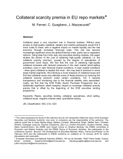 Collateral scarcity premia in EU repo markets