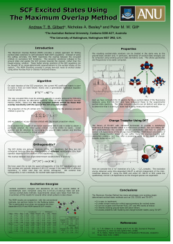 Andrew T. B. Gilberta, Nicholas A. Besleyb and Peter M. W. Gilla
