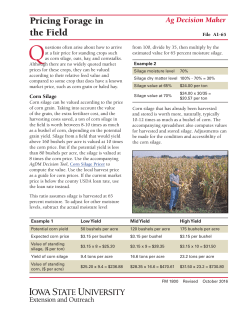 A1-65 Pricing Forage in the Field - Iowa State University Extension