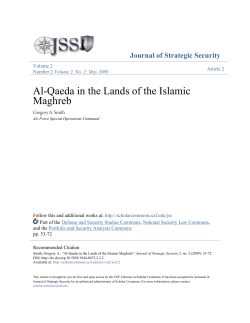 Al-Qaeda in the Lands of the Islamic Maghreb