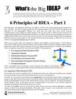 What`s the Big IDEA?