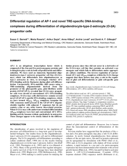 Differential regulation of AP-1 and novel TRE-specific DNA