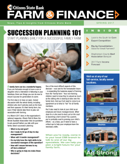 Spring 2017 - Citizens State Bank