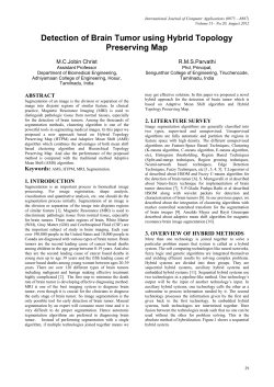 Detection of Brain Tumor using Hybrid Topology Preserving Map