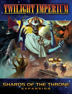 Shards of the Throne rules