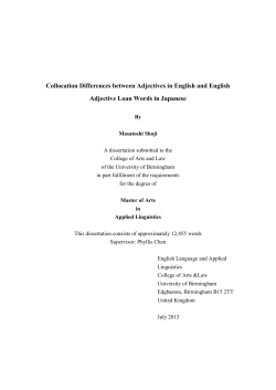 PDF Version - The Linguistics Journal