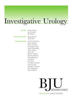 Investigative Urology