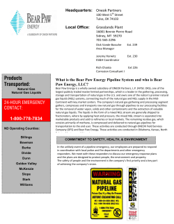 Products Transported - Pipeline Association for Public Awareness