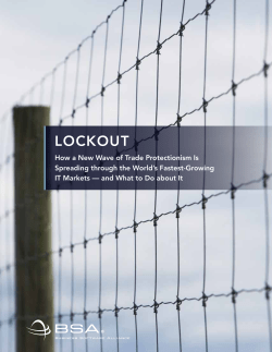 Lockout - BSA | The Software Alliance