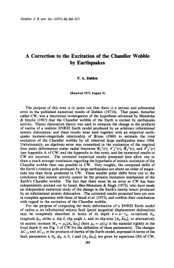 f,(h) - Geophysical Journal International