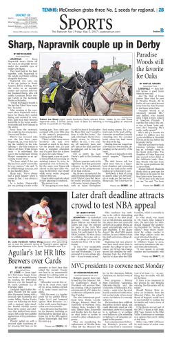 Sharp, Napravnik couple up in Derby
