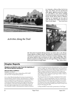 Activities Along the Trail