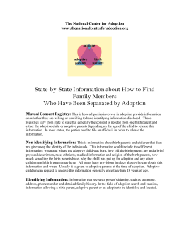 State-by-State Information about How to Find Family Members Who