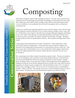 Composting - Franklin Soil and Water Conservation District