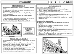 appeasement c &rarr; b &rarr; a &rarr; a* judge