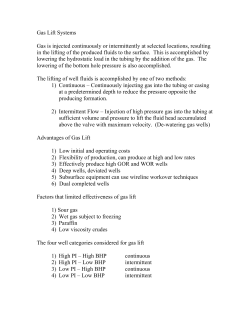 Gas Lift Systems