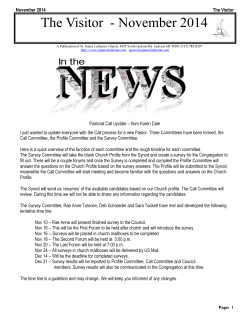 The Visitor - November 2014